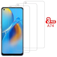 screen protector tempered glass for oppo a74 5g case cover on oppoa74 a 74 74a 6 5 6 43 protective phone coque bag 360 opp opo