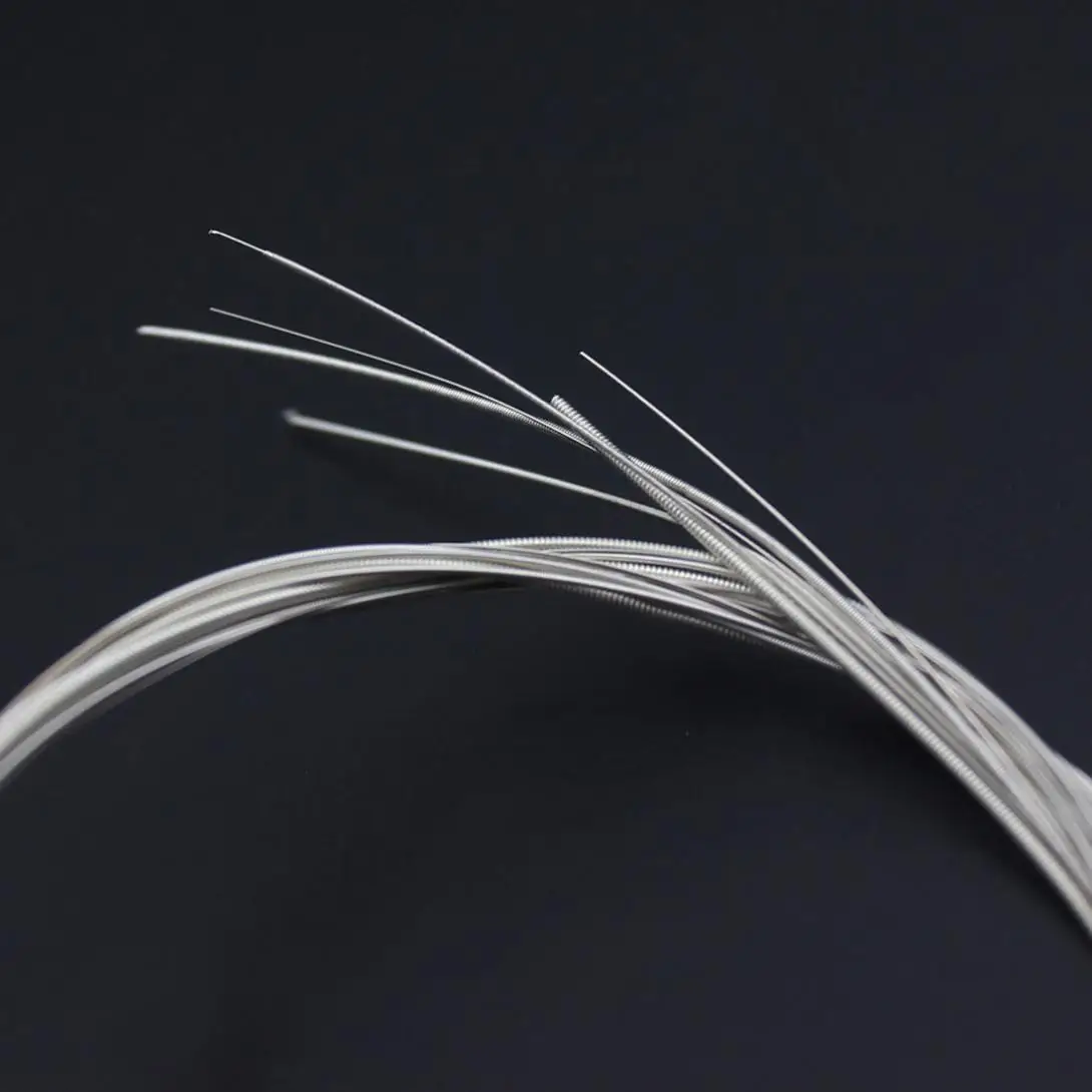 Струны для гитары посеребренные музыкальные инструмента Замена акустической 0 010