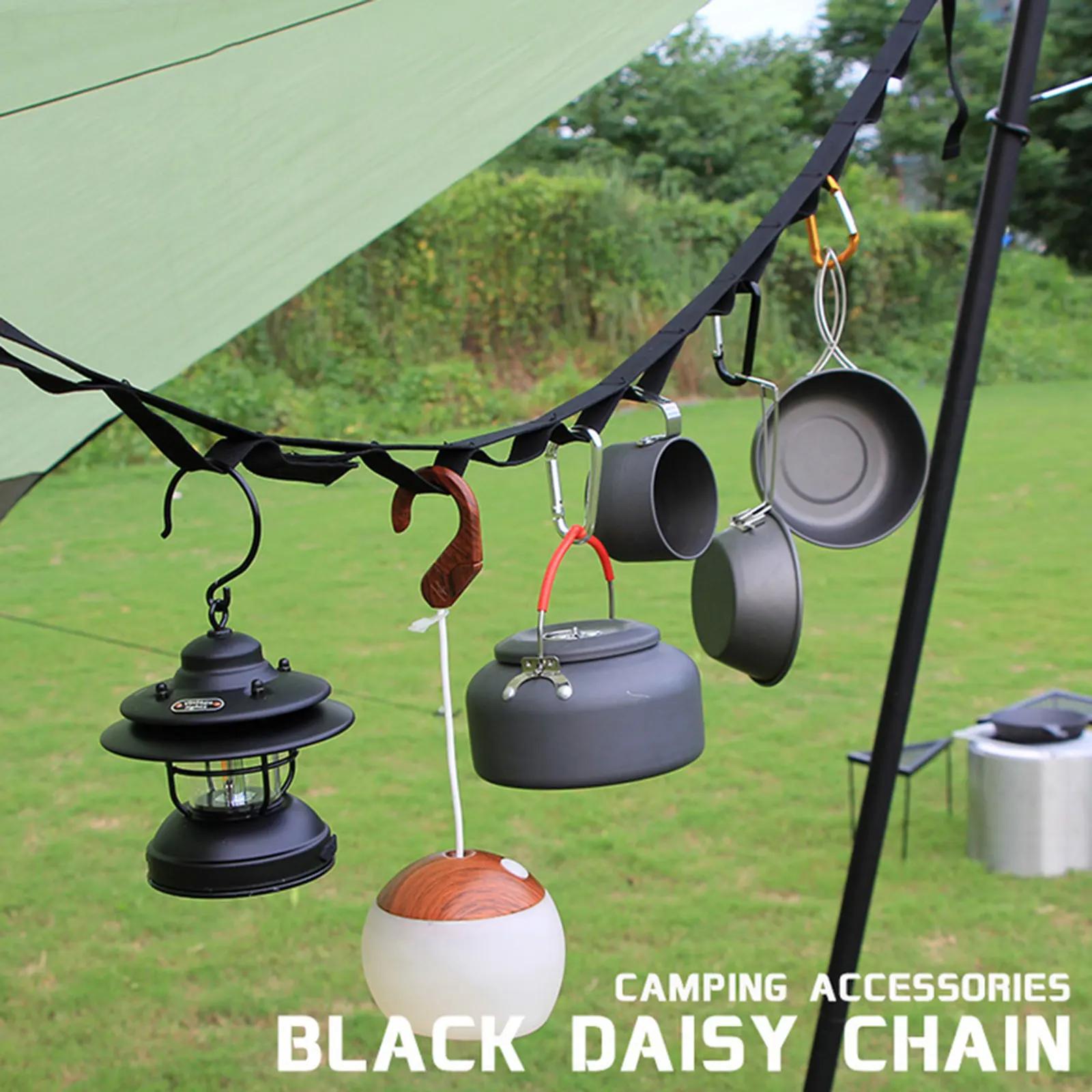 Открытый Кемпинг ремешок вешалка 6.5фт подвесной ремень для кухонной утвари сумок