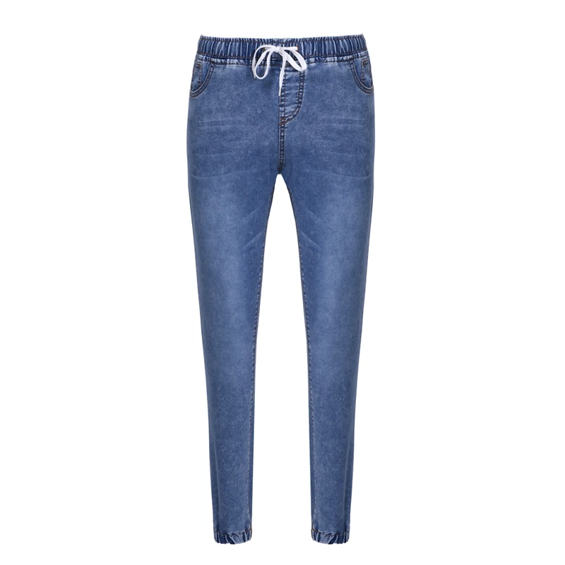 

Pantalones vaqueros a la moda para mujer, Q33pantalones con linterna y cordones