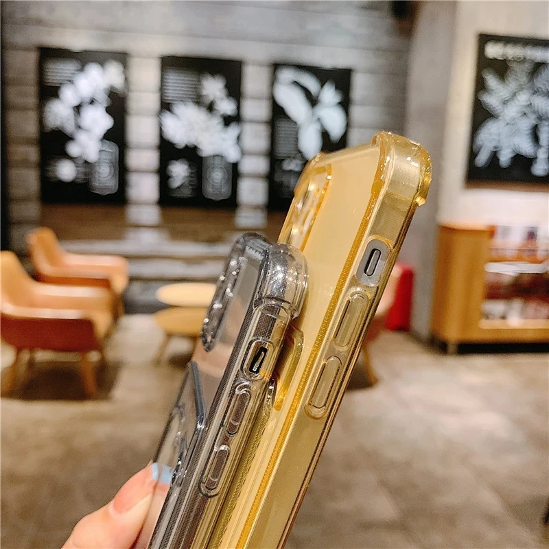 2021 hot lens protection wallet case for iphone 13 12 11 pro xs max se x xr 6 6s 7 8 plus shockproof clear silicone card cover free global shipping