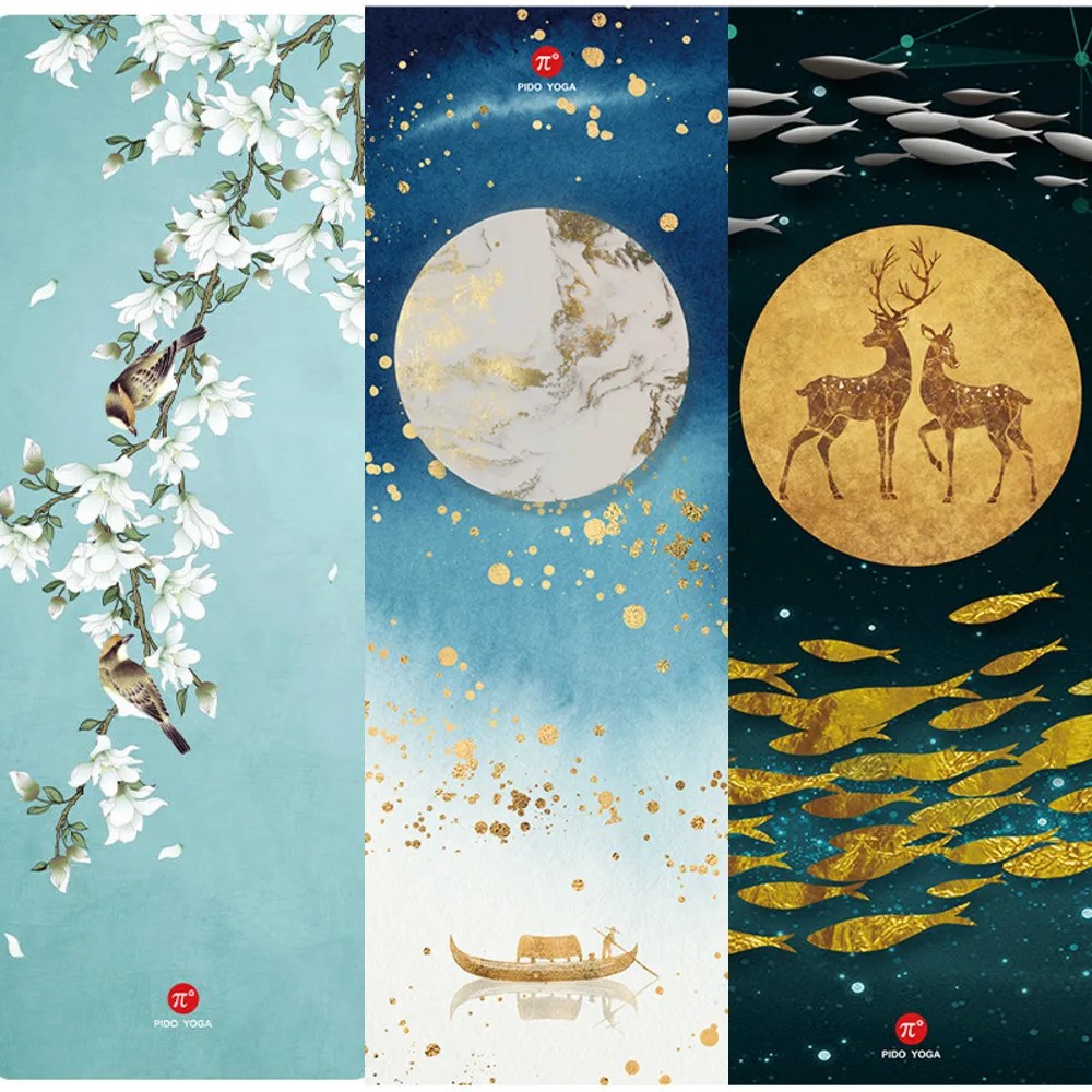 Складной коврик для занятий йогой из натуральной резины 1 5 мм|Коврики йоги| |