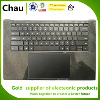 chau new for dell xps 15 9500 precision 5550 m5550 fdq50 upper case palmrest cover with touchpad keyboard 0dkfwh dkfwh
