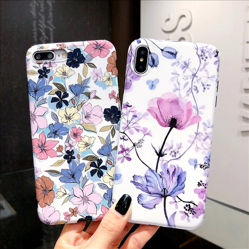 Чехол для телефона с мраморными цветами для samsung A40 A50 A70 S10 lite S8 S9 Note 10 чехол s Чехол для iPhone 11 Pro XR XS Max 7 8 6S Plus