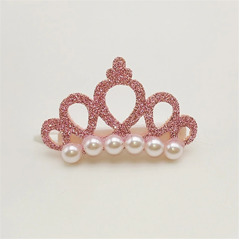 

New Pet Supplies Hairpin Crown Pearl Teddy Yorkshire Pet Flower Hairpin Pet's Cute Crown Hairpin Decorations