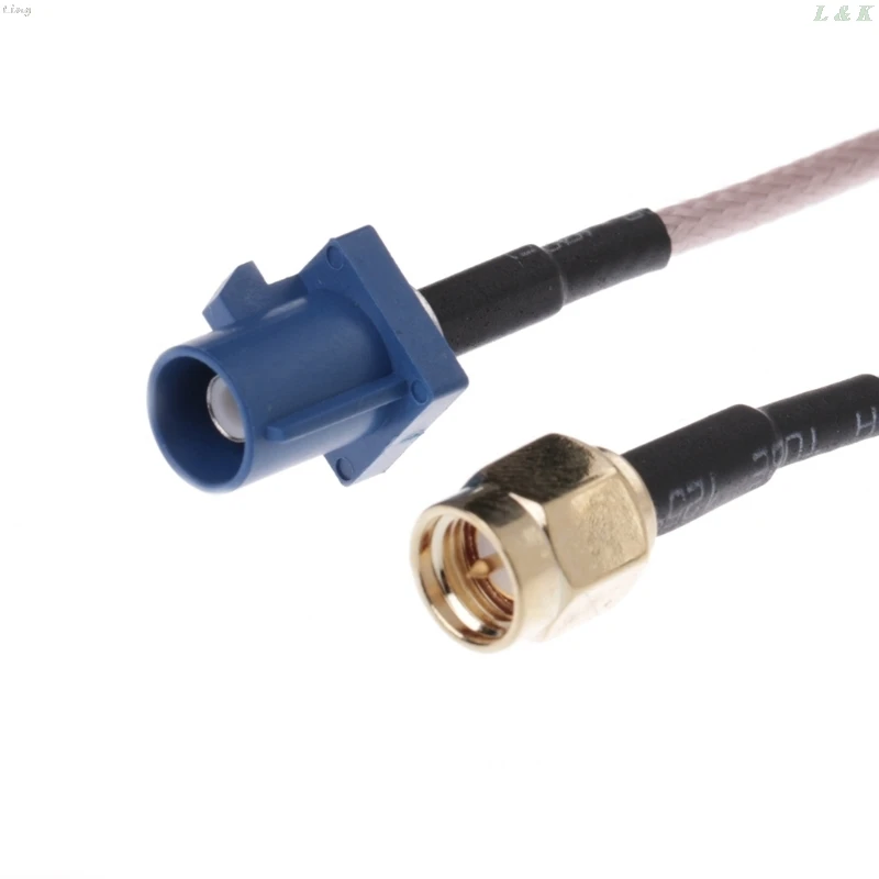 Удлинительный кабель Fakra C переходник SMA Male с GPS антенной RG316 Pigtail l29k|Соединители| |