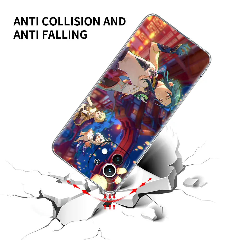 Genshin Impact Xiao Game Transparent Capa For Xiaomi Mi 11 10T Note 10 Lite 9T 9 Phone Case Poco X3 NFC M3 F3 GT F2 Pro 5G Cover | Мобильные
