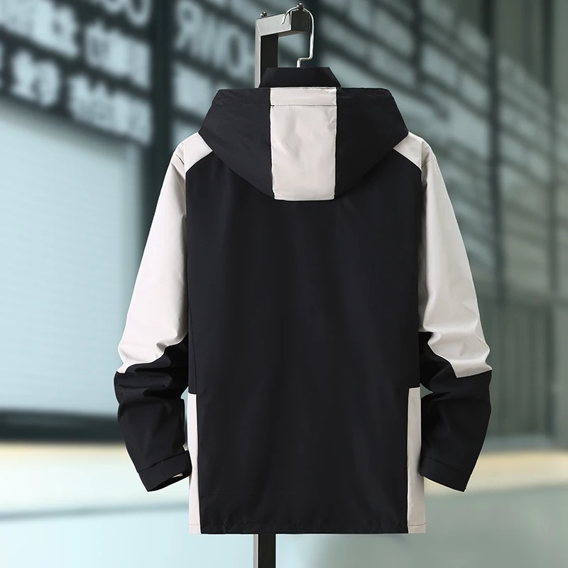 Мужская куртка с капюшоном большие размеры 7XL 8XL 9XL 10XL | одежда