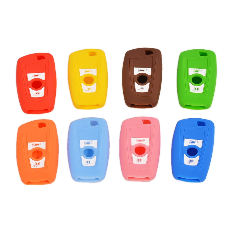 Силиконовый чехол для ключей с 3 кнопками защитный чехол-брелок BMW F30 F31 F34 F10 F11 F07 550i