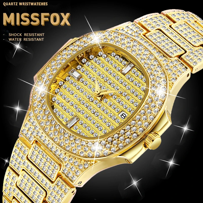 Часы MISSFOX мужские полипропиленовые 5711 г. дизайнерские брендовые роскошные