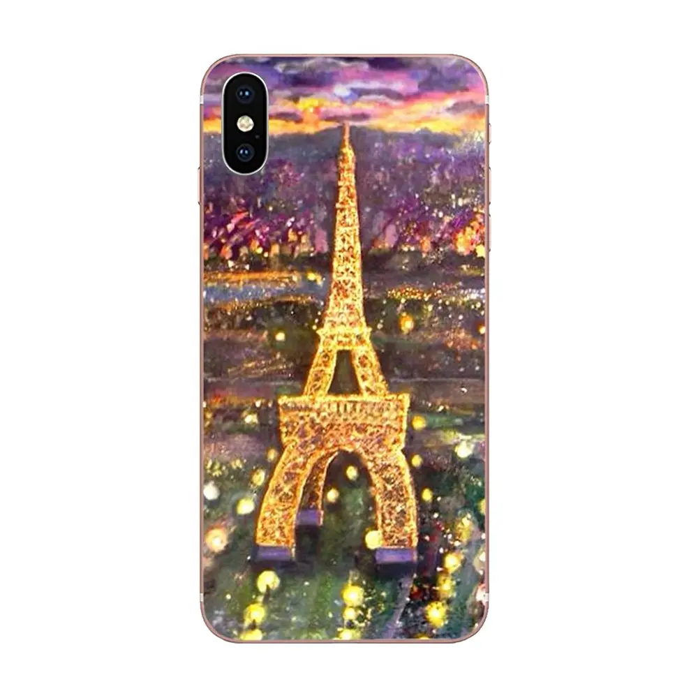 Прозрачный мягкий чехол для Galaxy Grand A3 A5 A7 A8 A9 A9S On5 On7 Plus Pro Star 2015 2016 2017 2018 город огней