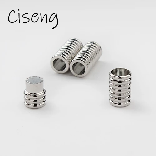 

Круглый металлический медный родий цвет Ciseng 10 шт./лот сильные магнитные застежки 6 мм для DIY кожаный шнур браслет Ювелирная фурнитура