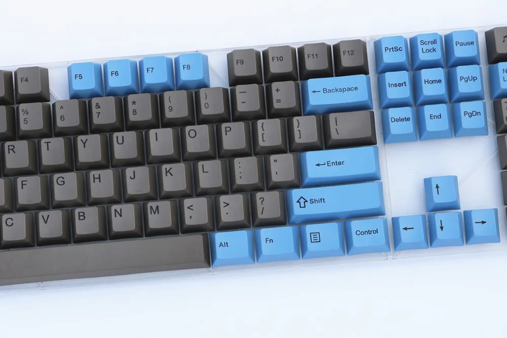 Синий и серый микс keycap 108/133 клавиш PBT Вишневый профиль краситель-сублимированный MX Переключатель для механической клавиатуры keycap не клавиатура