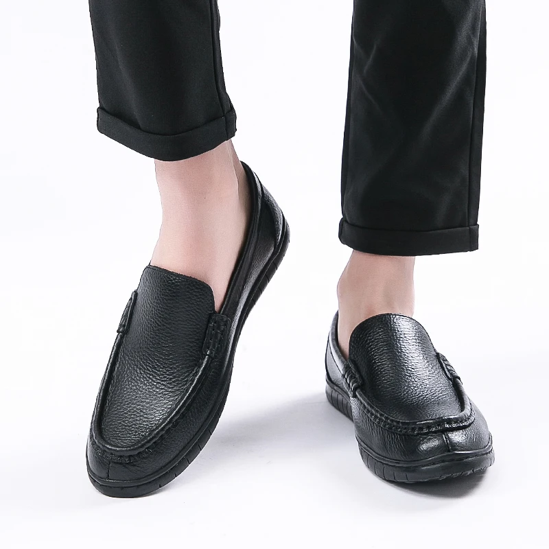 

Men Casual Shoes 2020 Men Black Casual Shoes Male Shoe Mens Leather Fashion Man Sapato Masculino Leisure For Hot Sale