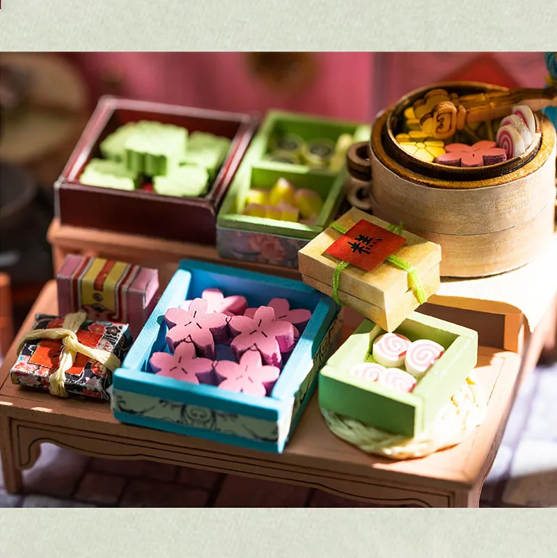 

DIY China Style Wooden Doll House Holiday Birthday Toys for kids Boy Gril Christmas Gifts