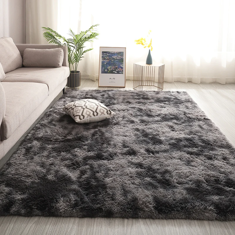 

Nordic Ins Living Room Carpet Bedroom Bedside Plush Carpet Coffee Table Rug Luxury Furry Baby Nursery Decor Floor Carpet