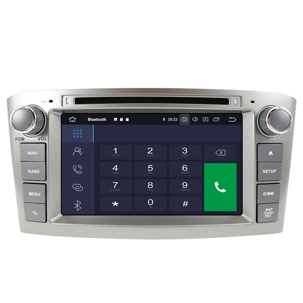 Android 9,0 Восьмиядерный автомобильный dvd-плеер для Toyota Avensis 2002-2008 T250 Автомобильный gps навигатор стерео Мультимедиа Авто головное устройство Wifi