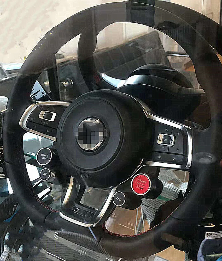 Руль из углеродного волокна для VW Golf 7/GTI гольф R MK7 Passat Polo GTI Scirocco- Замена