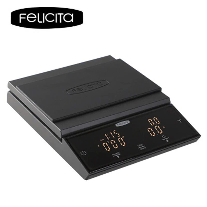 Felicita параллельные кофейные весы с Bluetooth USB зарядкой умные электронные таймером