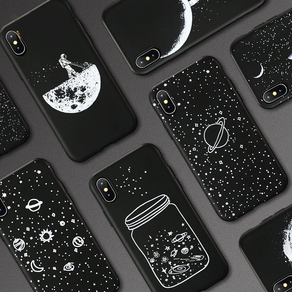 Стильный чехол Cute Planet Print из мягкого силикона для телефонов Redmi 7 7A Note K20 Pro, Xiaomi Mi 9T 9 Se mi9 A3 Lite CC9E CC9.