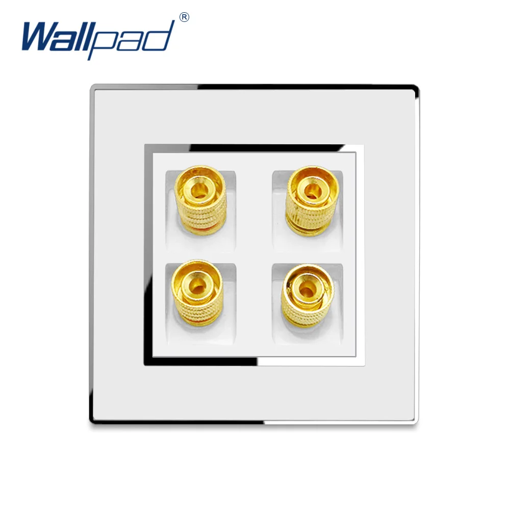 Роскошная настенная электрическая звуковая акустика Tomada с 4 контактами и