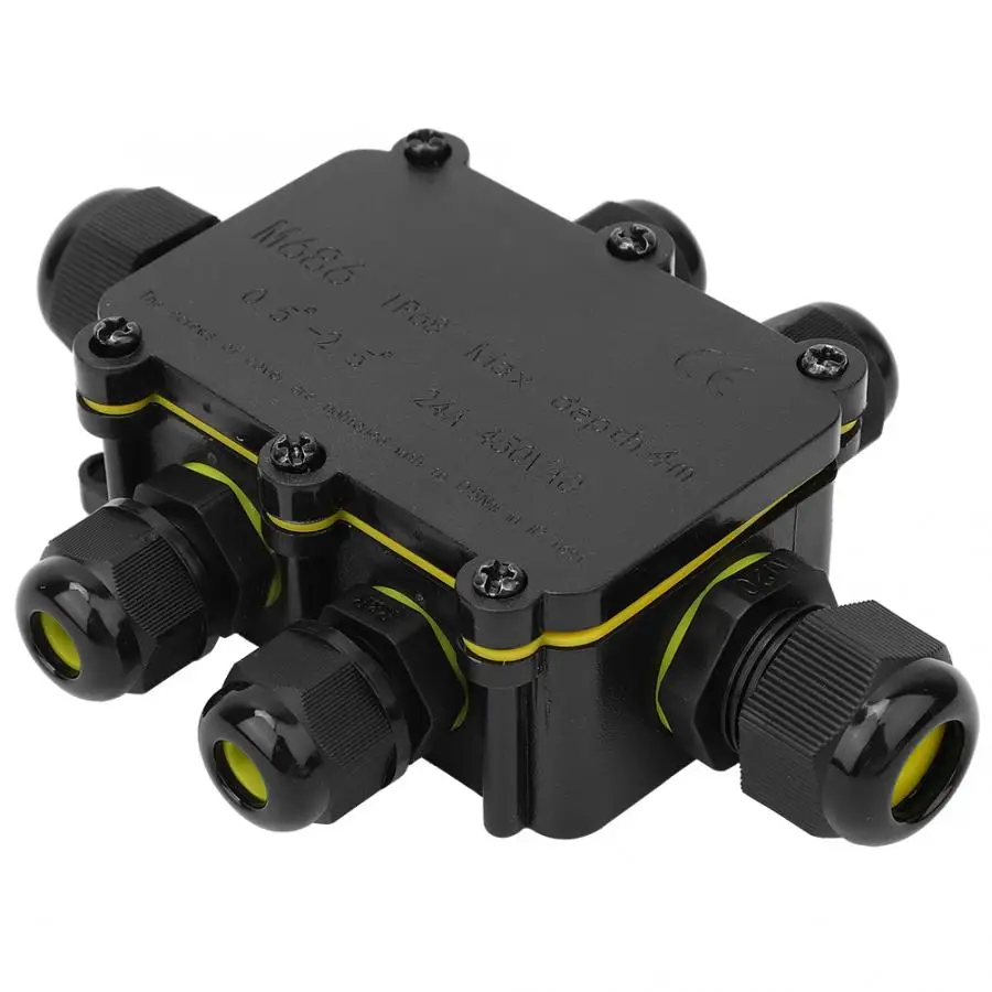 Распределительная коробка 4 М Подводная Проводная T100 450VAC 24A UL94V-2 IP68 пластик |