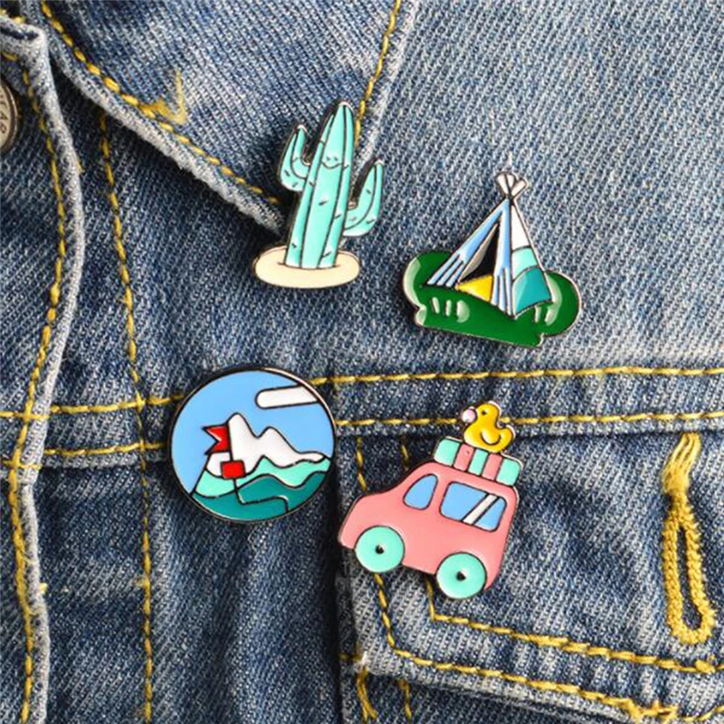 Для женщин шапки шарф костюм брошь пряжки для одежды гладкой черный мать и дочка