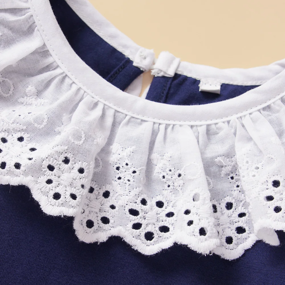 Осеннее платье с длинными рукавами для девочек праздничное оборками Детские