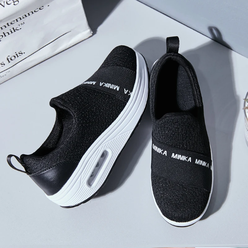 Для женщин Тонизирующая обувь визуально увеличивающая рост Дорожная Спортивная