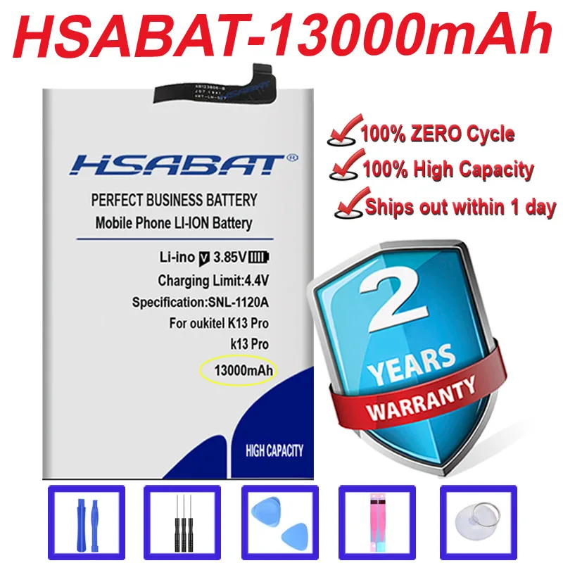Топ бренд 100% новый 13000mAh S69 Аккумулятор для Oukitel K13 Pro в наличии|battery for|droid razr
