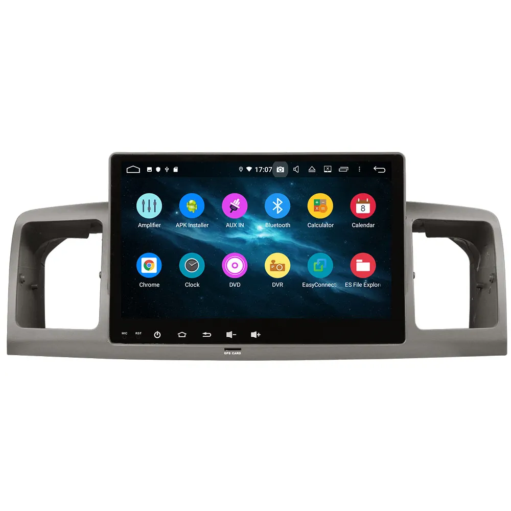 Android 2001 DSP автомобильный радиоприемник с навигацией GPS плеер для Toyota Corolla