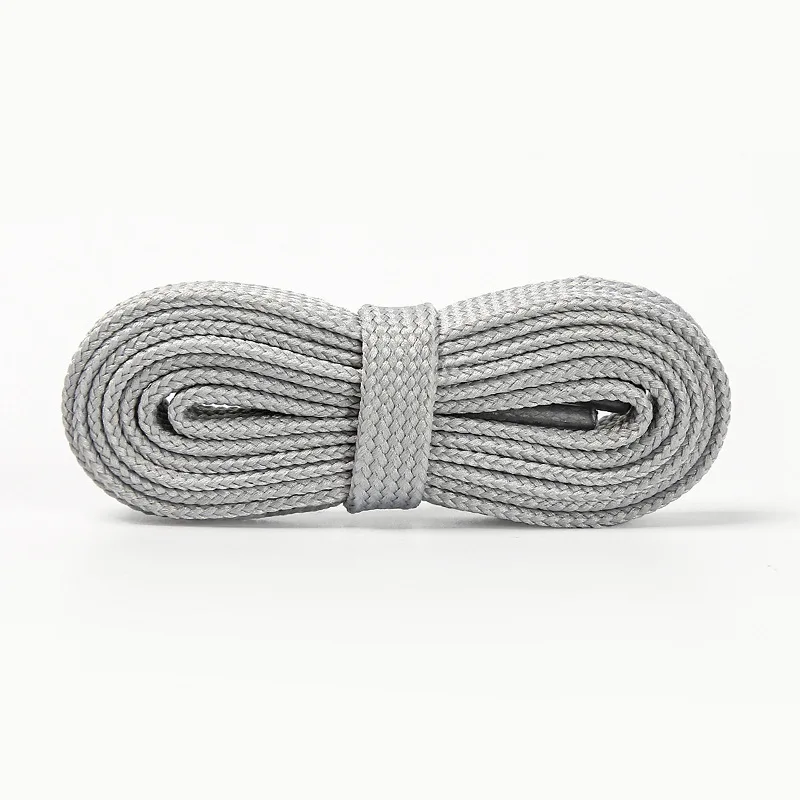 50 Pairs/Lot Fashion Boot Shoelaces Unisex General Double-Layer Flat Hollow Colored Sneaker Laces