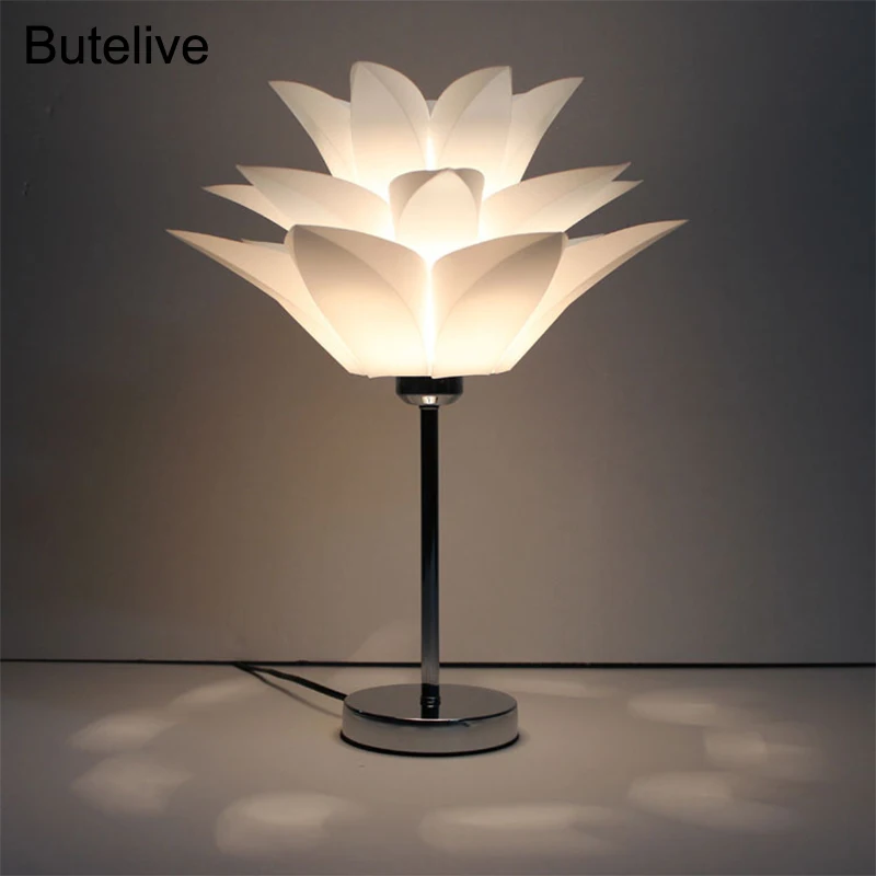 Светодиодная настольная лампа сделай сам Пазл цветок лотоса для гостиной