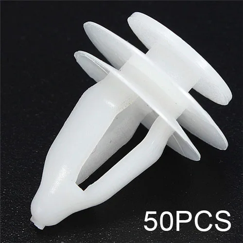 

Fasteners Car For Xsara Clips Plastic Exterior Side 50x Durable Replacement