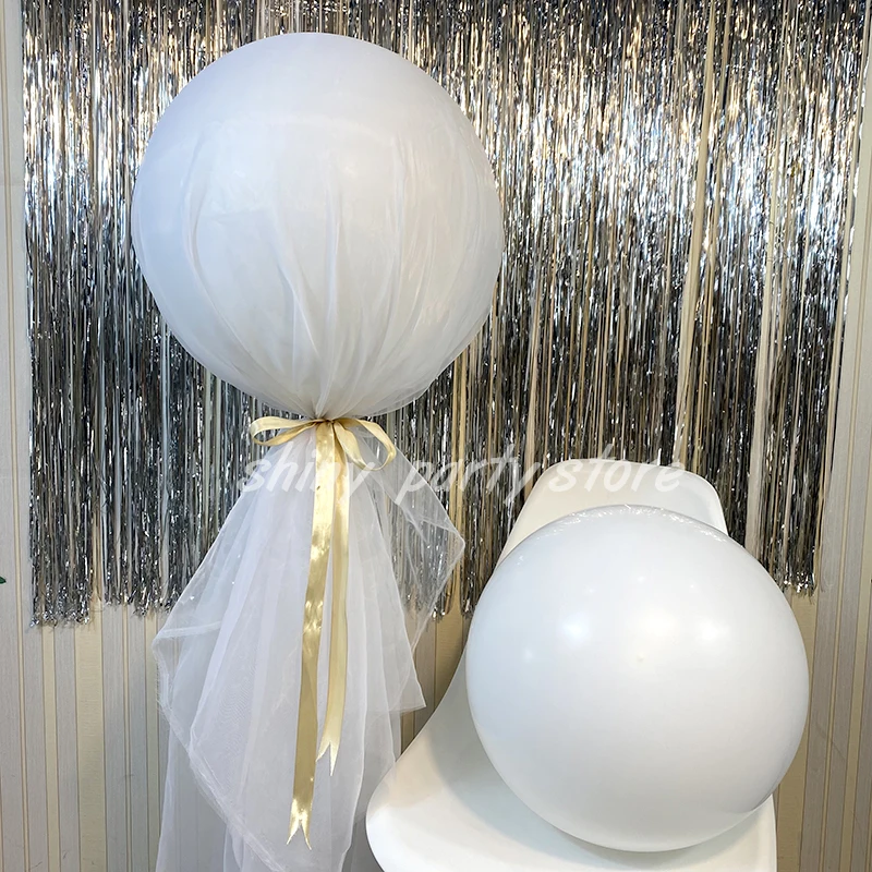 36-дюймовый бело-розовый гигантский Гелиевый шар-Макарон 1 5 м × свадебное