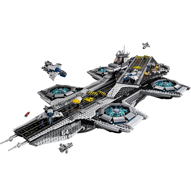 

MOC Building Blocks Brick 76042 Movie Series Heroes Helicarrier Model Kit 07043 Educational Kids Children Toys Birthdays Gifts