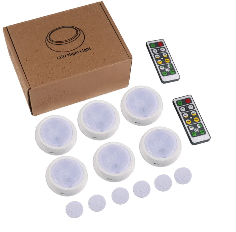 Светодиодный Хоккей светильник близко шкаф Кухня Ночной дистанционного