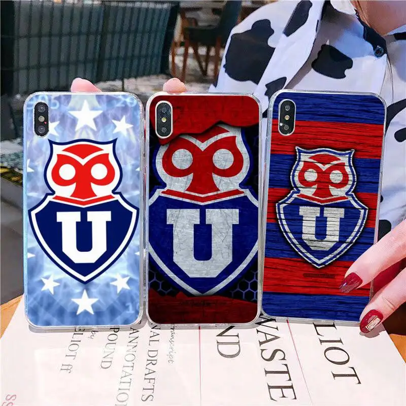 

YNDFCNB University of Chile fashion logo Phone Case for iPhone 11 12 pro XS MAX 8 7 6 6S Plus X 5S SE 2020 XR fundas