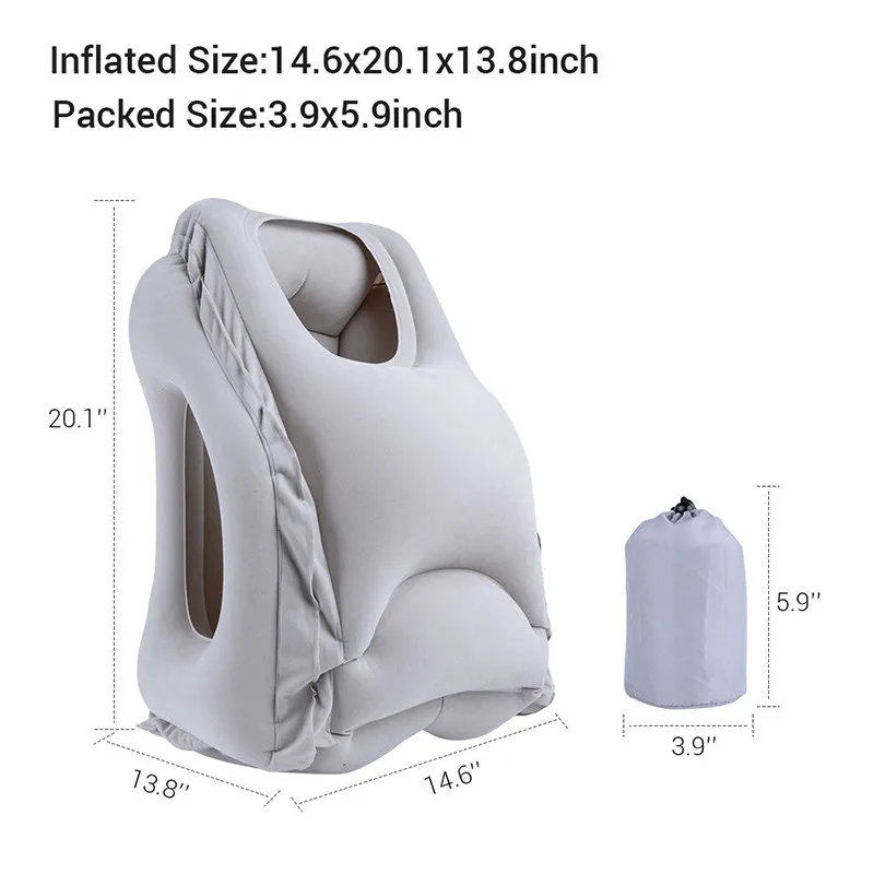 Надувная подушка для путешествий Подушка-валик комфортного сна в автомобиле