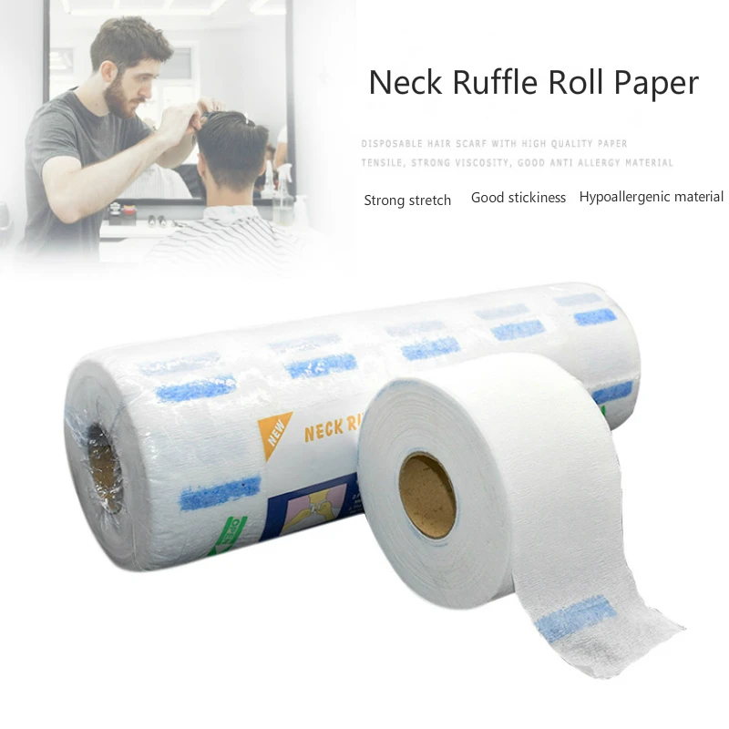 

STYTON Neck Ruffle Roll Paper Professional Hair Cutting Salon Disposable Hairdressing Collar Accessory Necks Covering