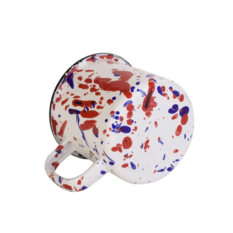 Печать дешевый металл под заказ эмаль походная кофейная кружка с ручкой|Кружки| |