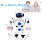 Ослепительный музыкальный робот унисекс, блестящая развивающая игрушка, электронный ходячий танцевальный робот, умное пространство, детский музыкальный робот, игрушки высокого качества