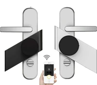 smart wireless electric lock sherlock s3 smart door lock via app bluetooth control open security keyless integrated lock