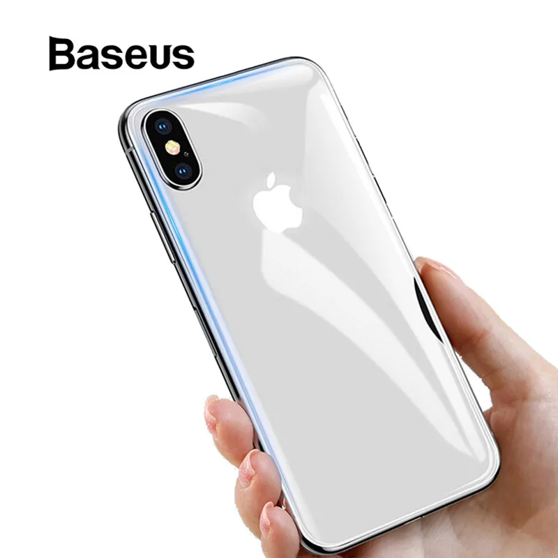 Защитное стекло Baseus для iPhone Xs Max, ультратонкое заднее стекло, пленка для iPhone Xs Max Xs XR, закаленное защитное стекло с защитой от царапин