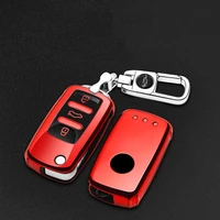 tpu car key case cover car styling for vw polo tiguan passat b5 b6 b7 golf 4 5 6 mk6 jetta lavida for skoda octavia accessories