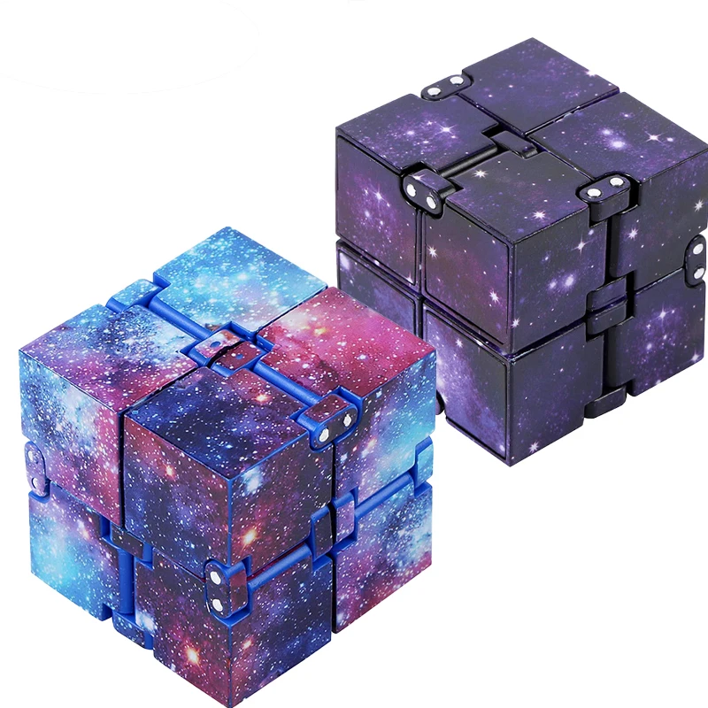 Magic Infinity Cube Hand Mini Toy Finger Anti Stress Relief Endless Cube Blocks for Children Kids Funny Antistress Sensory Toys antistress infinite cube infinity cube magic cube block finger toy durable relaxing hand held toy for adult children relax toys