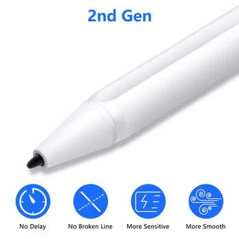 Ручка для рисования без задержки для Apple Pencil 2 стилус для iPad Pro 11 12,9 9,7 Air 3 10,2 Mini 5 для iPad Pencil
