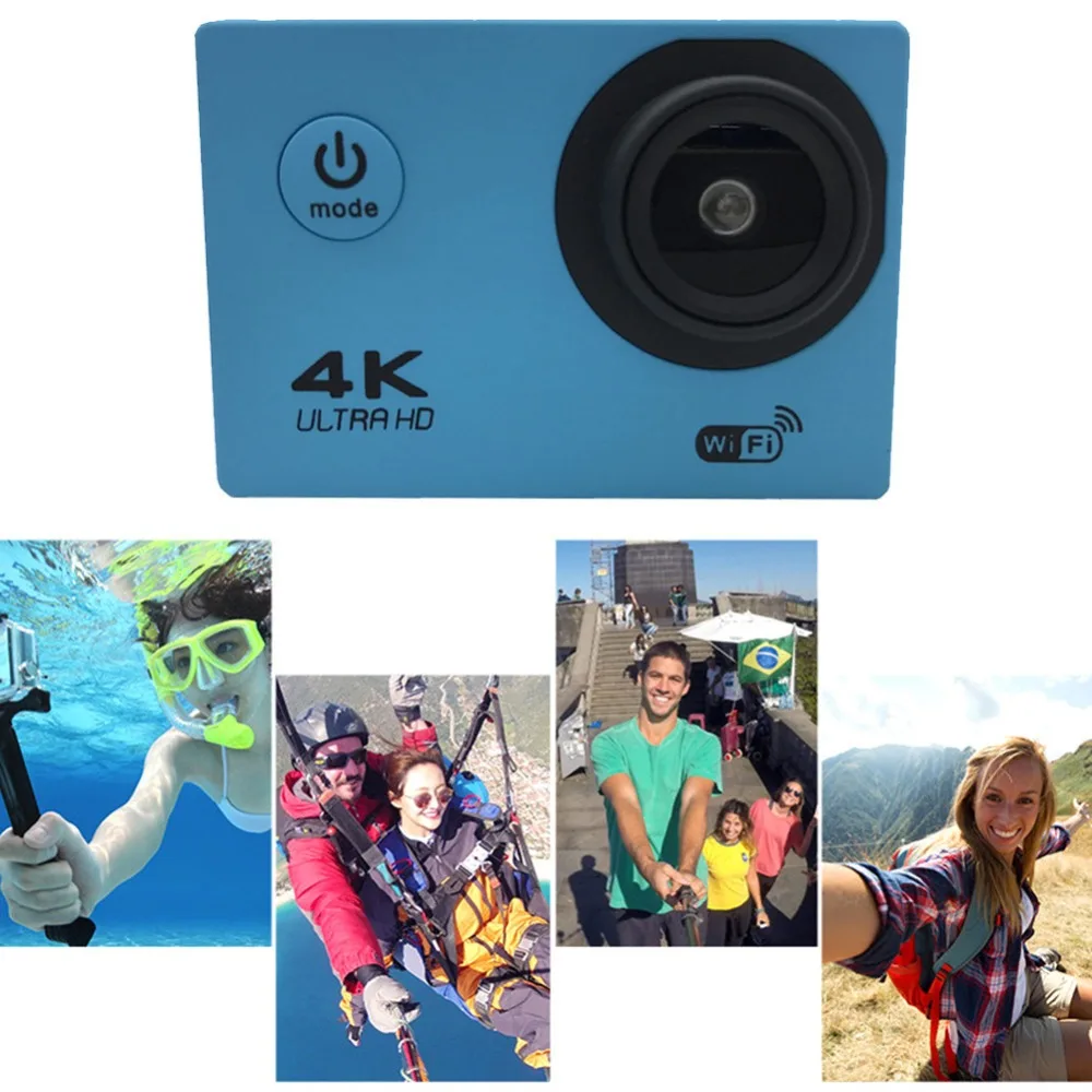 

Ultra 4K 30FPS WiFi 1080P Sports Action Camera 16Mega 2inch DV Waterproof WIFI Cam Camcorder 170 Degree Wide Angle