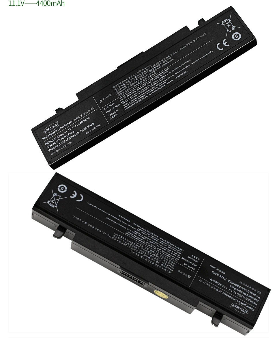 ApexWay Аккумулятор для ноутбука SamSung R428 AA-PB9NC6B AA-PB9NS6B AA-PB9NC6W AA-PL9NC6W R429 R468 NP300 NP350 RV410 RV509 R530 R580