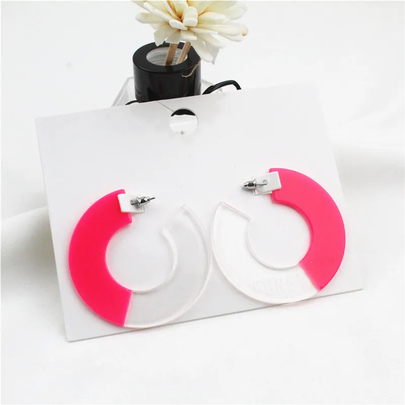 Корейская версия новой уксусной кислоты веб-звезды цвет серьги тренд